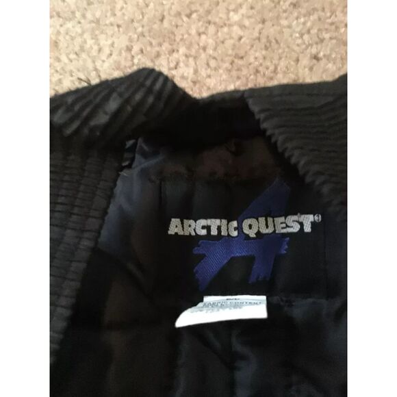 Artic Quest Unisex Kids Lined SnowSuit Ski Bib Pants Size 5/6 Black - Picture 3 of 7